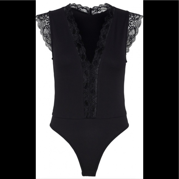 Y.A.S Black Lace Bodystocking Size Small - Picture 1 of 10